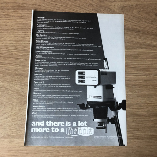 Cams67 magazine advert - advert, 11x8