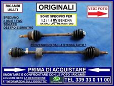 SEMIASSE GIUNTO ANTERIORE DESTRO E SINISTRO FIAT GRANDE PUNTO + EVO 1.2 1.4 8V