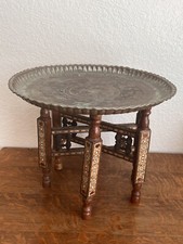 Tavolo vassoio ottone moresco