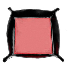 Svuotatasche nero fodera in vera pelle artigianale - idea regalo - SV011 NERO