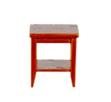 Tavolo Laterale Retro In Noce