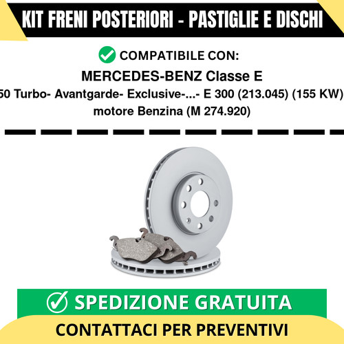 Kit freni posteriori per - freni,