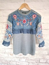 Maglione Desigual donna S 36 unico comodo design di alta qualità moda ricamo