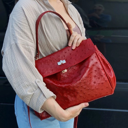 Borsa mano rossa donna - borsa, da