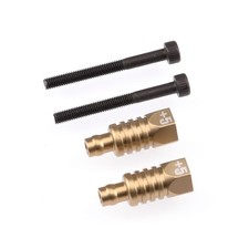 Revolution Design Set supporti ammortizzatori in alluminio +5mm RC8B4-RC8B3.2...