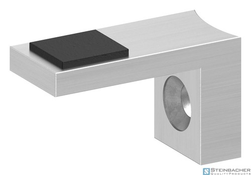Mensola acciaio inox con - mensola,