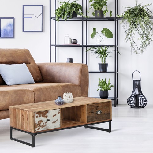 Tavolino con cassetti legno - tavolino,
