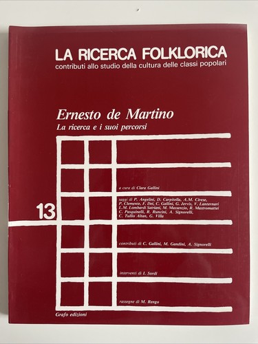 Ricerca folklorica - la,