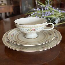 Antica tazza da tè the in porcellana tedesca Bavaria Thomas Trio Decoro fiori