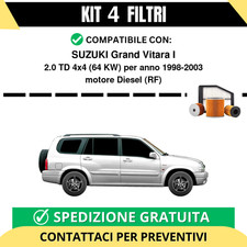 Kit 4 Filtri Tagliando per