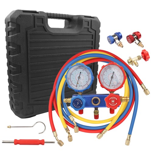 Hvac way manifold gauge - way,