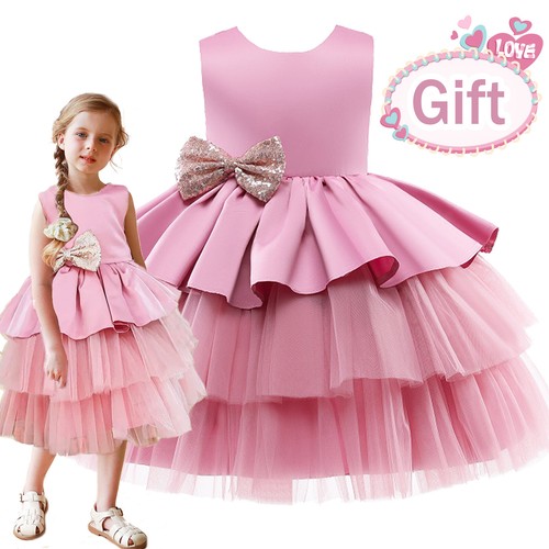 Abito damigella bambina fiori