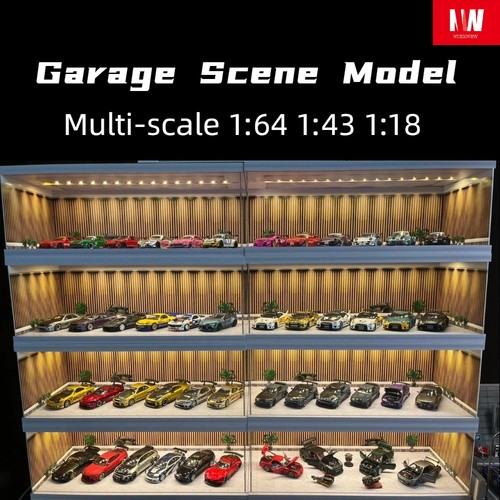 Diorama 43 parcheggio - 1/64, 1/43