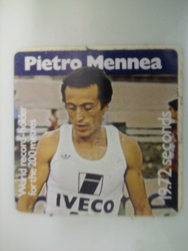Adesivo pietro mennea world - pietro,
