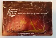 LIBRO JOE WEIDER'S 5 MINUTES TOTAL BODY SHAPER T. M. ARNOLD SCHWARZENEGGER