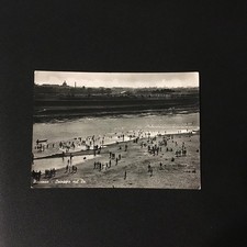 Cartolina Piacenza spiaggia sul Po viaggiata vedi foto
