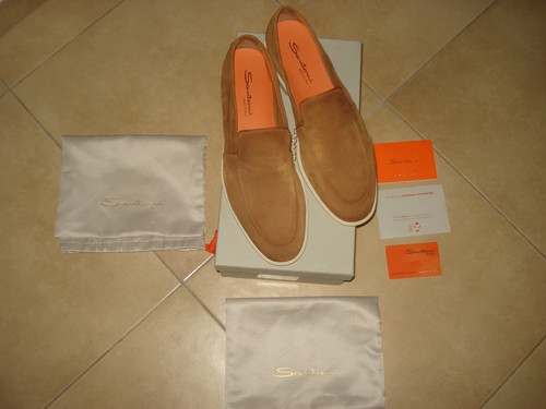 Mocassini santoni scamosciati - santoni,