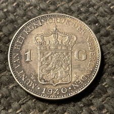 1940 NETHERLANDS - 1 GULDEN