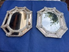 Coppia di specchi in vetro di