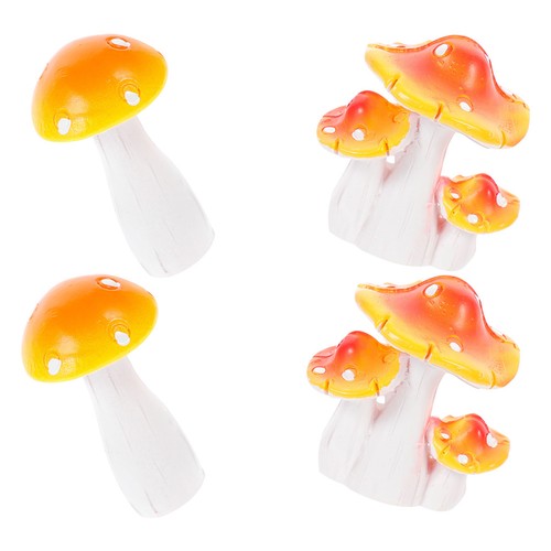4pcs miniature fungo - 4pcs,