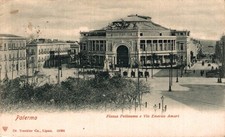 Palermo piazza Politeama e via A. Amori F. piccolo spedita