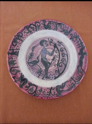 Piatto ceramica yvan beltrame - piatto,