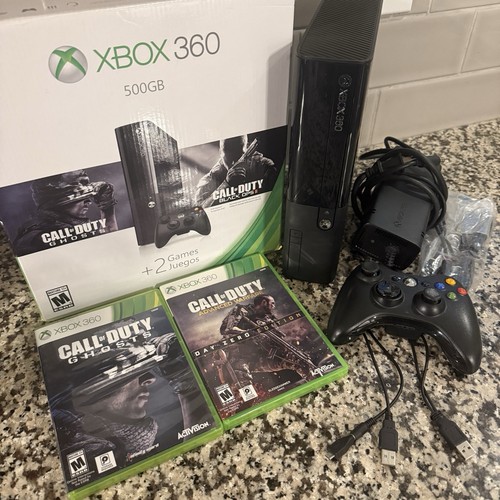 Xbox 360 500gb console - e, call
