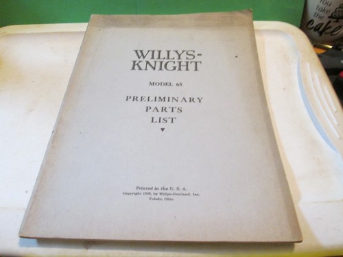 1925 willys knight elenco - willys-knight,