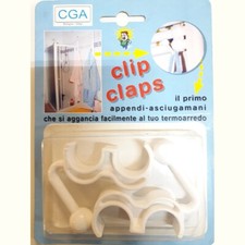 2 PZ APPENDINO GANCIO X TERMOARREDO TERMOSIFONE SCALDASALVIETTE PORTASCIUGAMANI