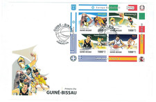 P3753 - PANATHINAIKOS, FINAL FOUR 2011, GUINEA BISSAU, S/S FDC