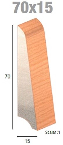Battiscopa mdf rivestito in - battiscopa,