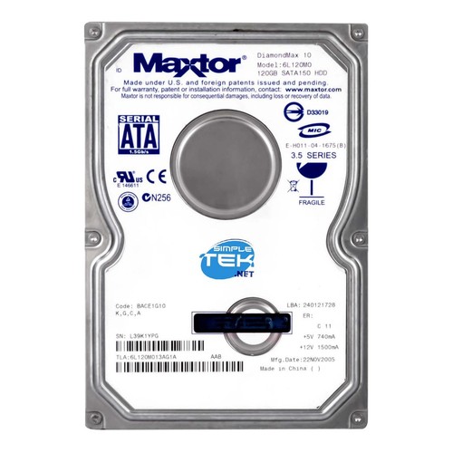 Maxtor diamondmax plus 120gb - diamondmax,