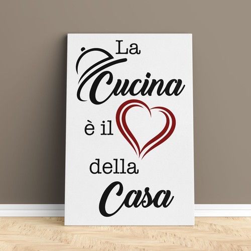 Quadro tela con frase - su,