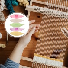  5 Pcs Chiacchierino Navetta Per Strumento Tessitura Fai Da Shuttle Di