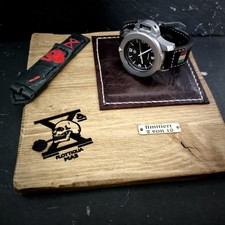 Porta orologi pelle legno