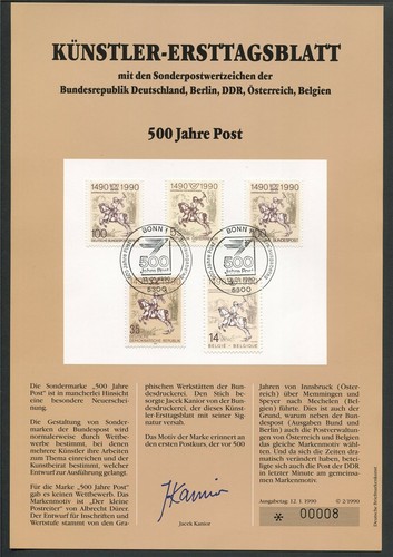 Brd artist etb 1990 500 - artist-etb, 1990/02