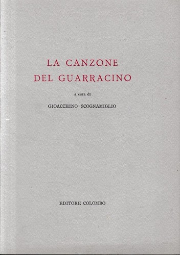 Canzone del guarracino - la,