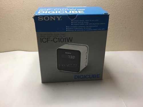 Sony digicube icf - sony, icf-c101w