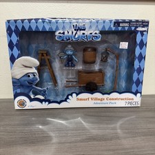Puffi toybox village set - toybox,