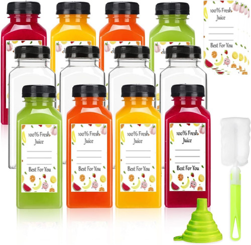 Bottiglie succo plastica - bottiglie,