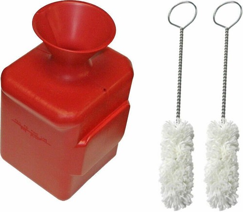 Lube bottle for rim clamp - bottle, tire