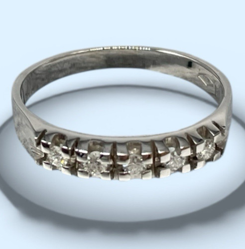Anello donna veretta cinque - anello, di