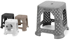 SGABELLO SEDIA CASA GIARDINO PIC NIC MULTIUSO INTERNO ESTERNO COLOR ASS h33 cm