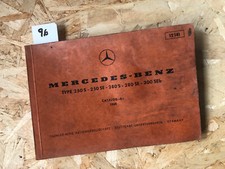 MERCEDES 250S / SE - 280S / SE - 300 SEb - CATALOGO RICAMBI 1968 - ORIGINALE