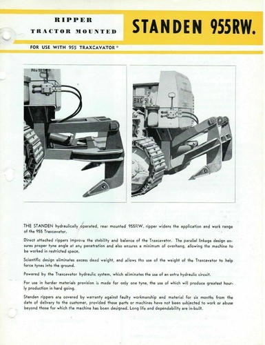 Standen 955rw ripper montato - standen,