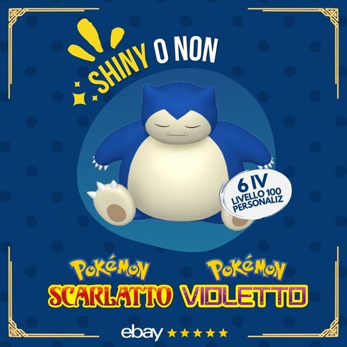 Snorlax shiny non 6 iv - shiny, ✨