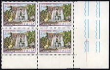 ITALIA 1982 -1611- QUARTINA  MNH** 250 L.  Villa d'Este  #XON