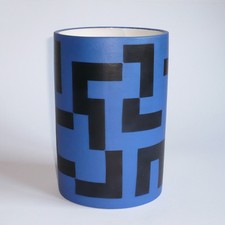 ! Vaso 20 cm taglio vite blu