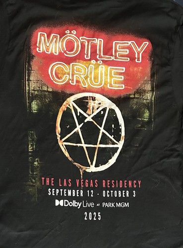 Maglietta concerto 2025 motley - maglietta,