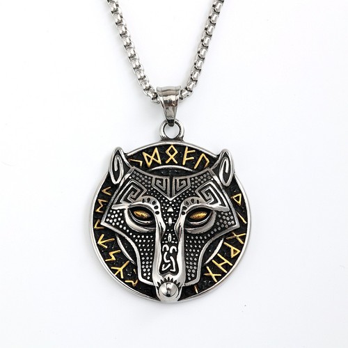 Collana catena retrò acciaio